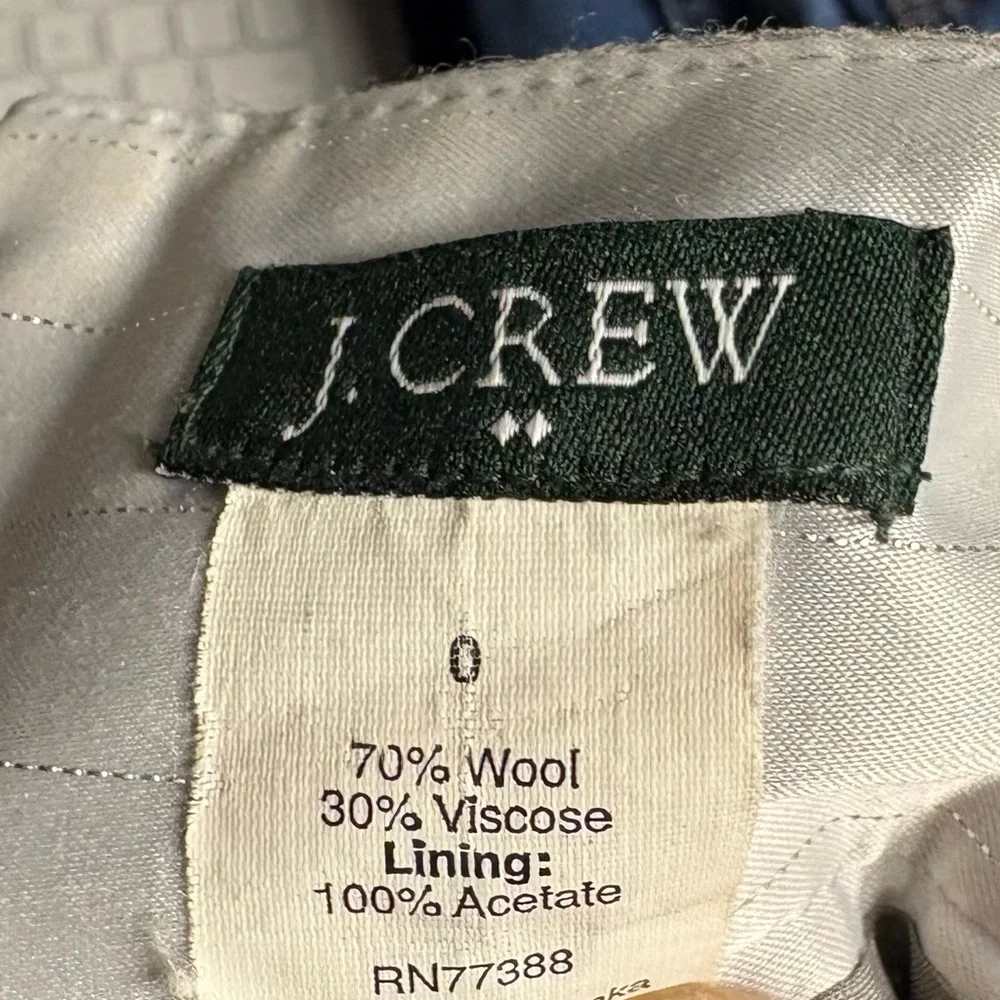J. Crew Gray Wool Blend Skirt‎ Size 0